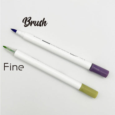 ポップカラーツインマーカー2P(ネイビー・バーガンディー)