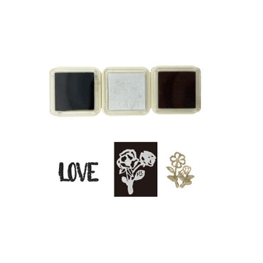 3色スタンプパッド モノトーンカラー