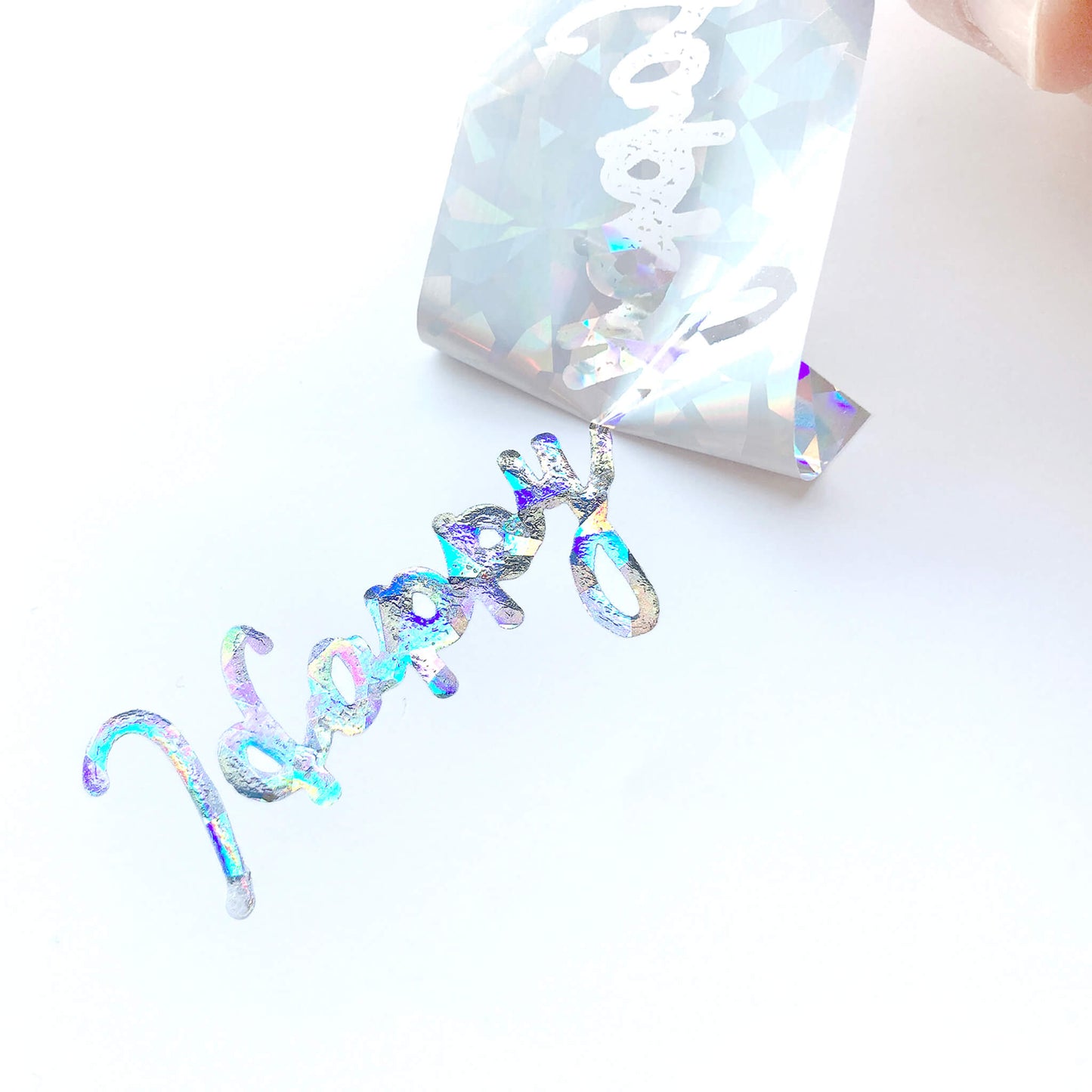 箔押しできるホイルテープ 3.5cm x 2M(ホログラム)