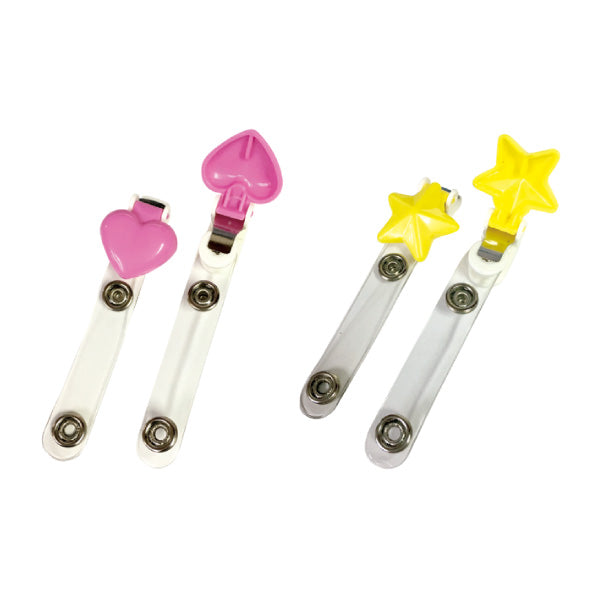 Band Clip Heart & Star / 2P