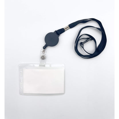 名札ホルダー伸縮リール＆ストラップ