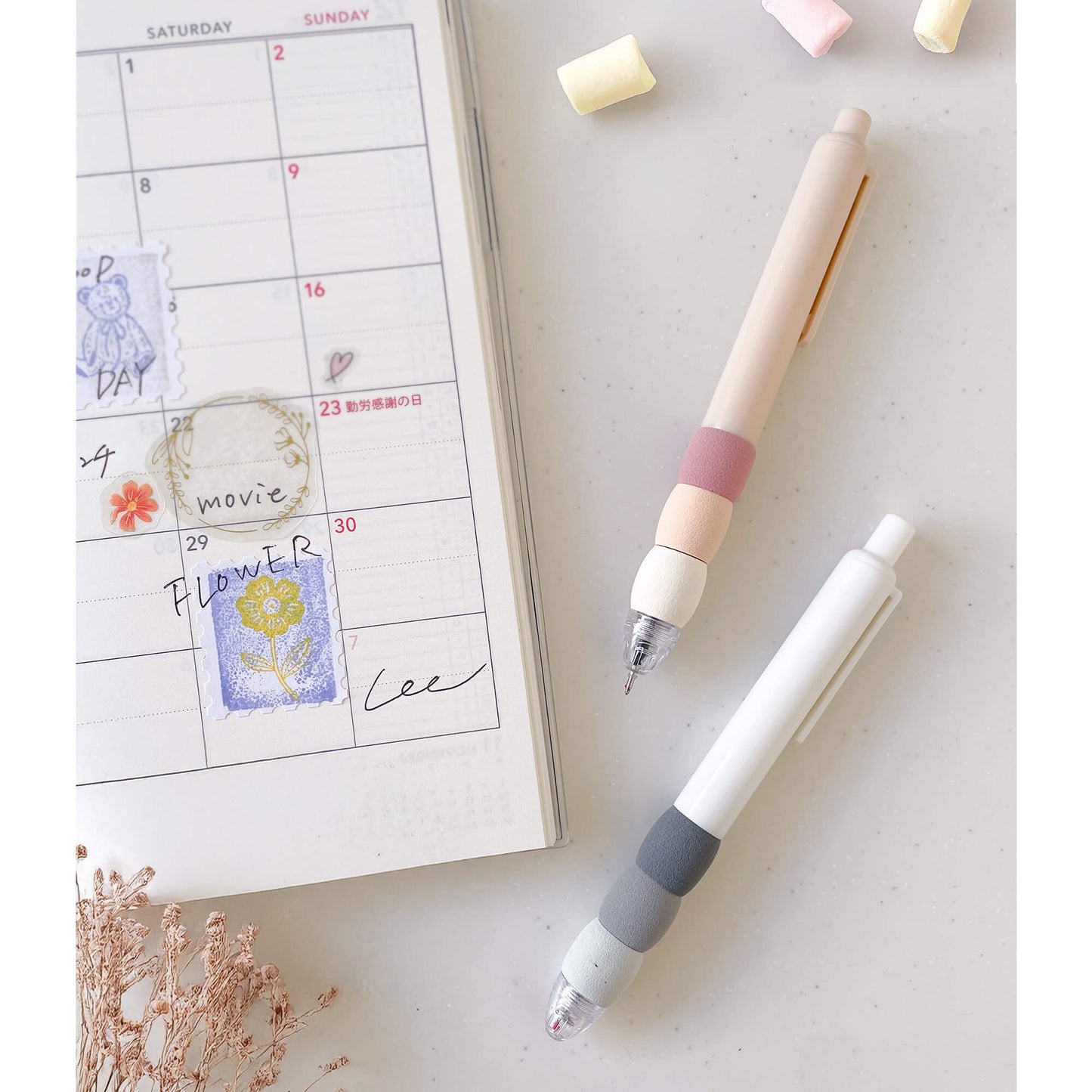 マシュマログリップボールペン